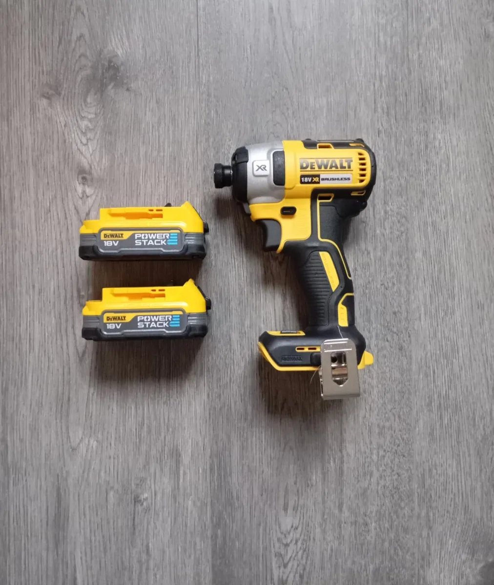 DeWalt Impact Driver & Batteries (New) - Image 1