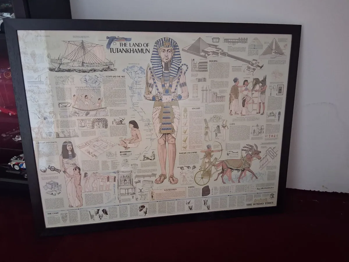 LARGE  HAND FRAMED PRINT - Image 1