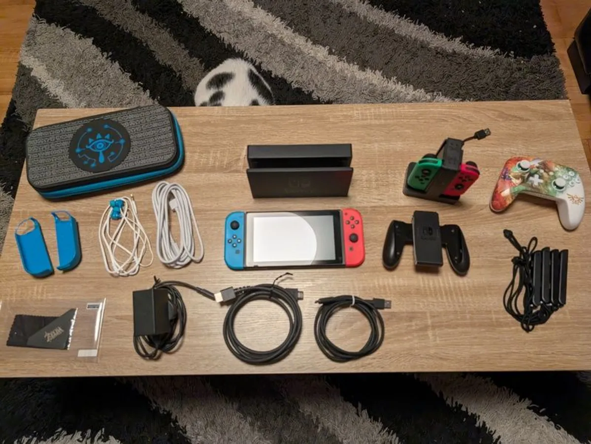 Nintendo Switch + Accessories - Image 1