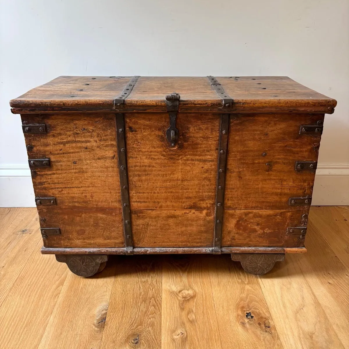 19th Century Coffer / Wooden Chest - Image 1