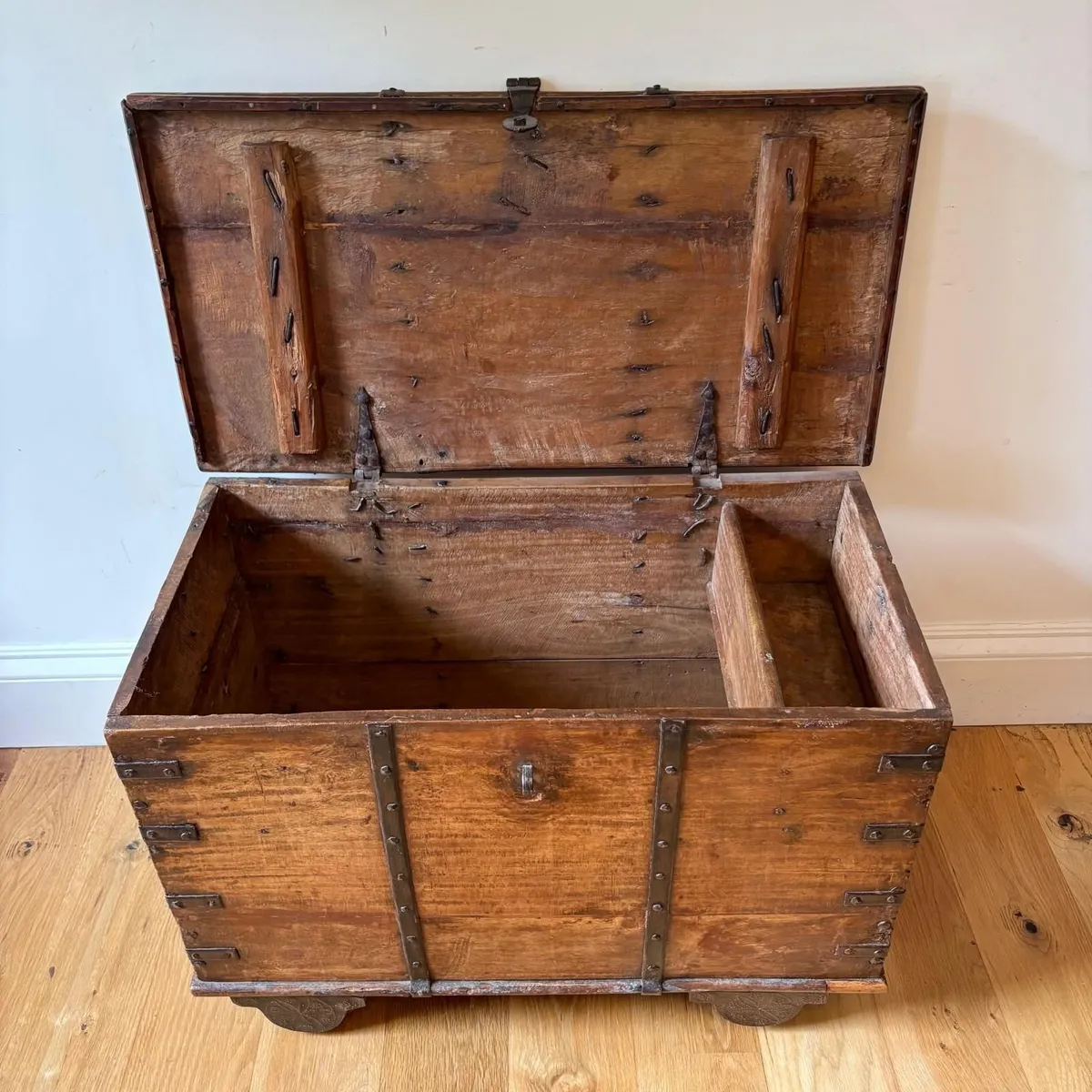 19th Century Coffer / Wooden Chest - Image 2
