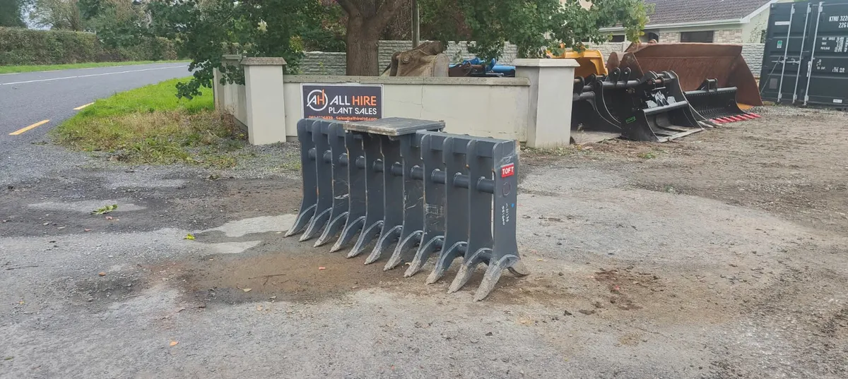 Root rake to suit 13 ton excavator - Image 2