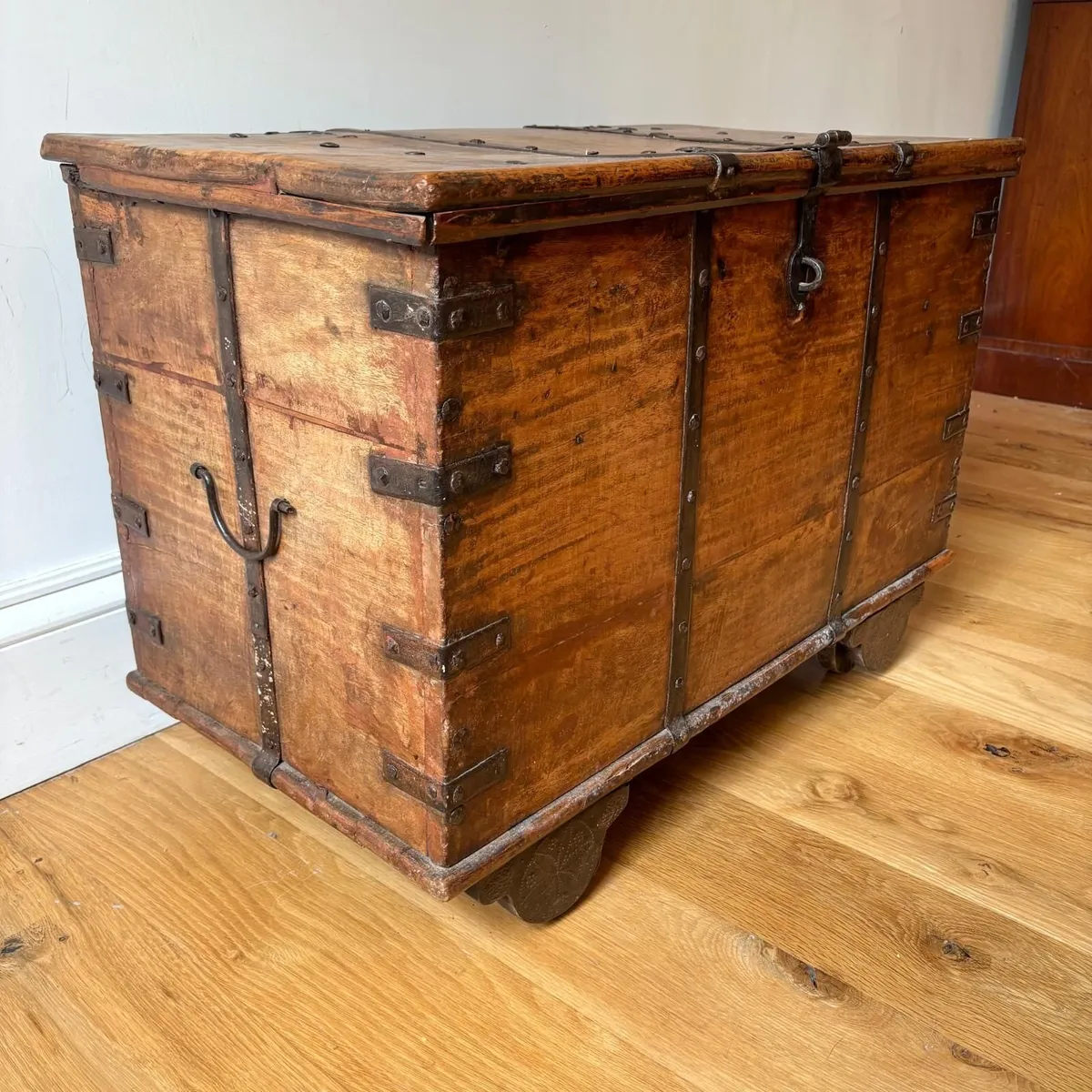 19th Century Coffer / Wooden Chest - Image 3