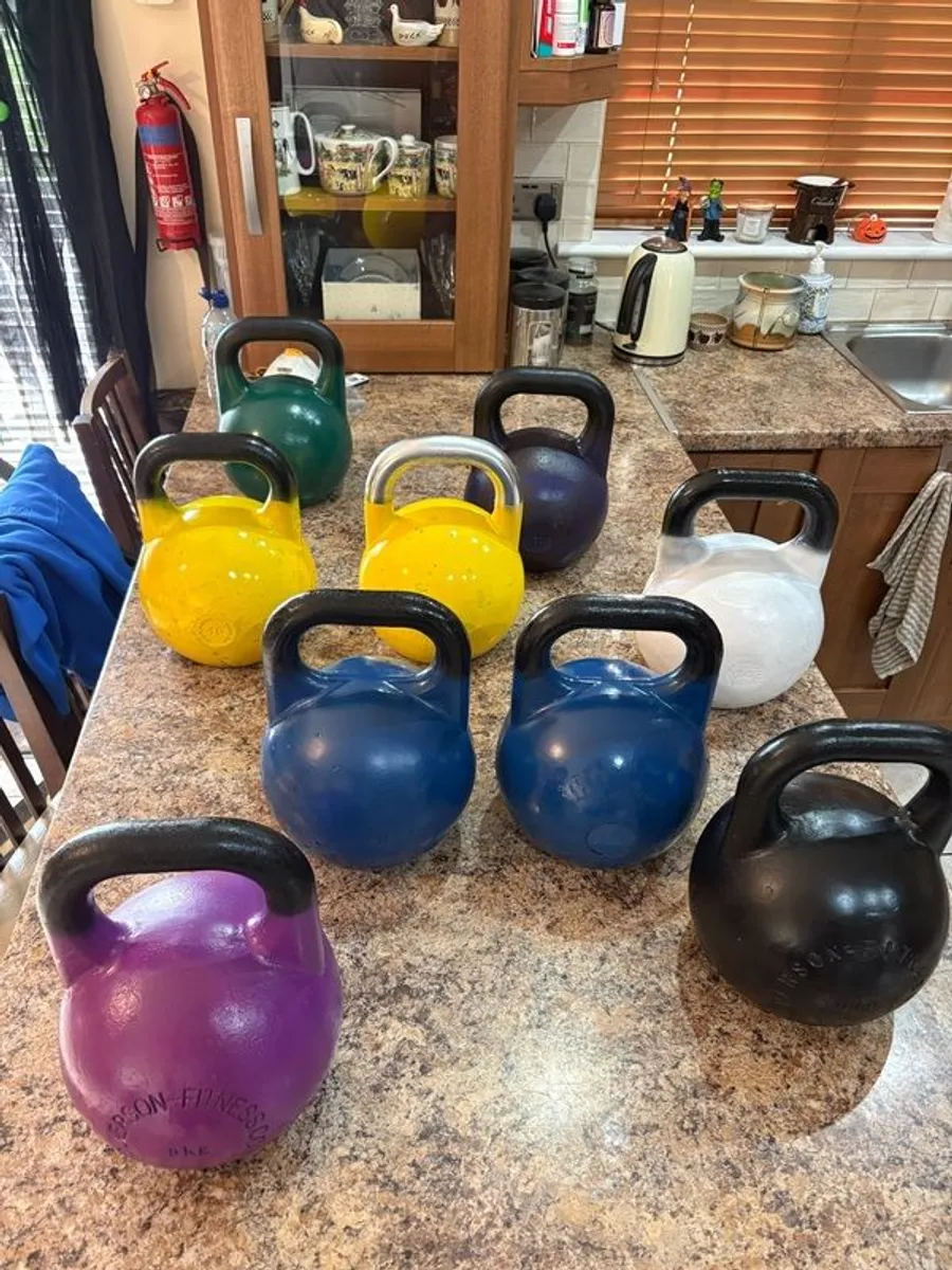 Competition Kettlebell Set, Selling  As 1 Lot + Asking Price Only, Cheap, Cost 2.5 Times This New!! - Image 1