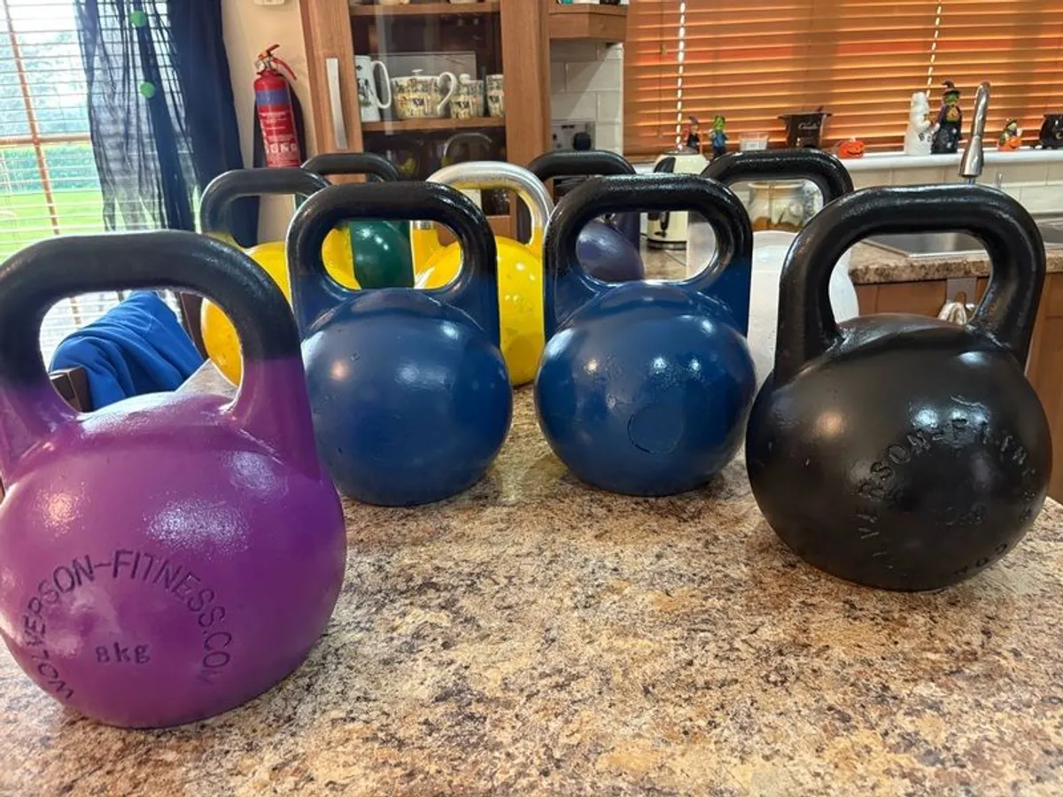 Competition Kettlebell Set, Selling  As 1 Lot + Asking Price Only, Cheap, Cost 2.5 Times This New!! - Image 2
