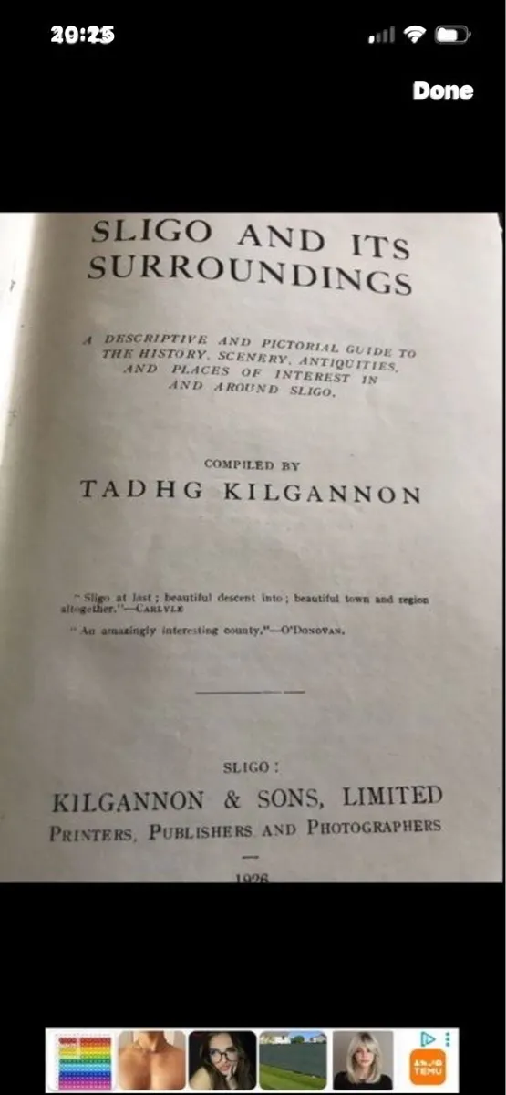 Very Rare Sligo and it’s Surroundings - Image 2