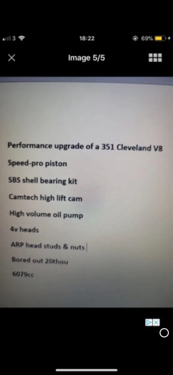 351 Cleveland V8 engine - Image 3