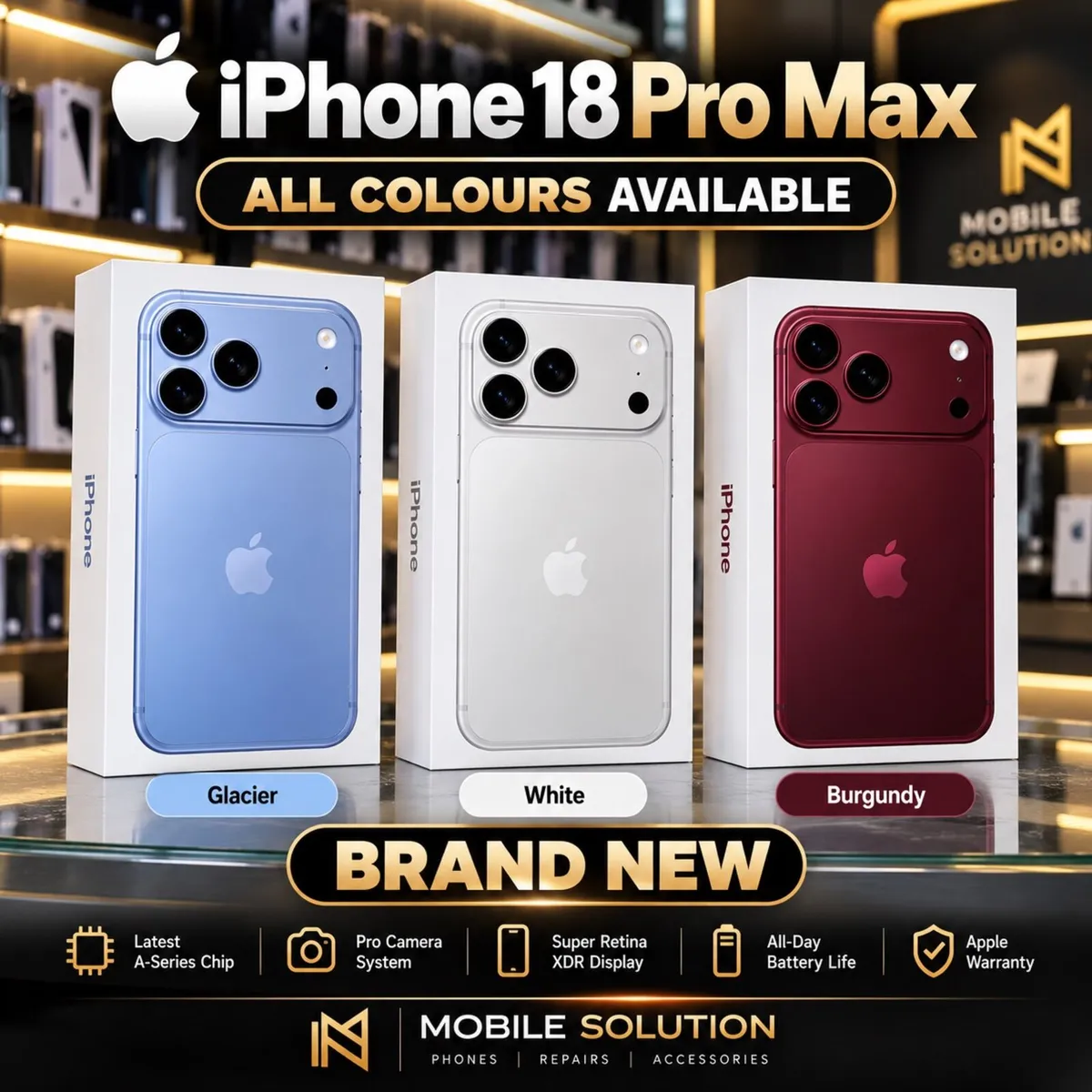 iPhone 18 Pro Max brand new - Image 1