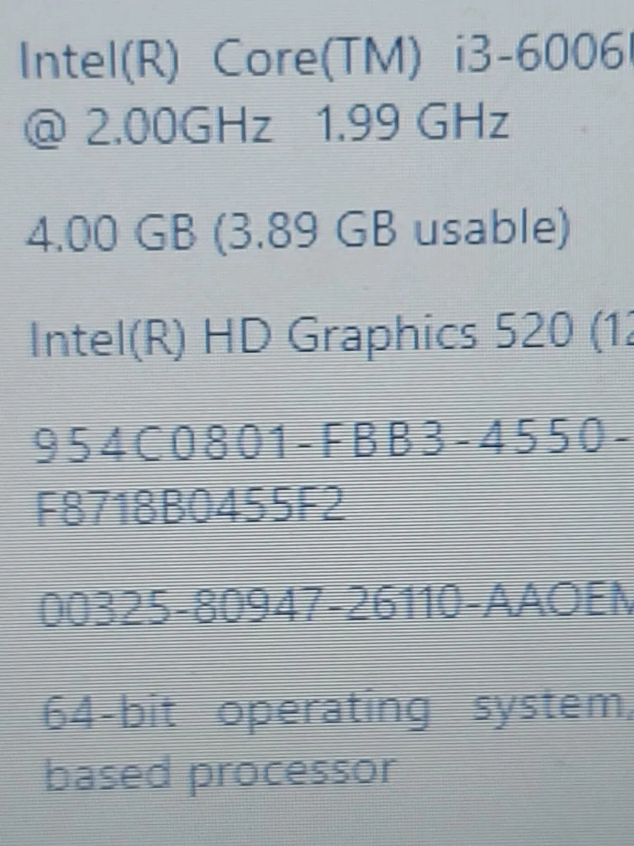 HP Laptop TPN-Q189, 4GB Ram, 500GB, Win 10 - Image 2