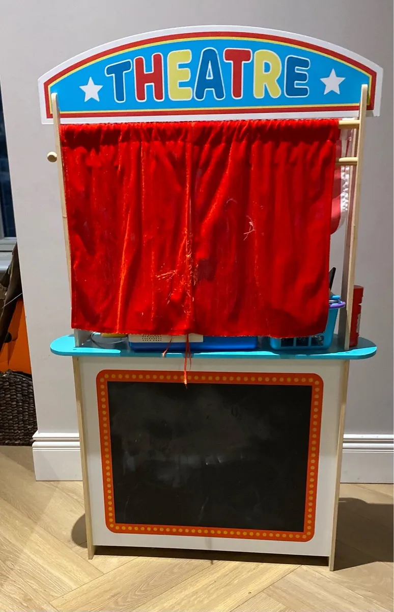 2 in 1 Puppet Theater and Shop - Image 2