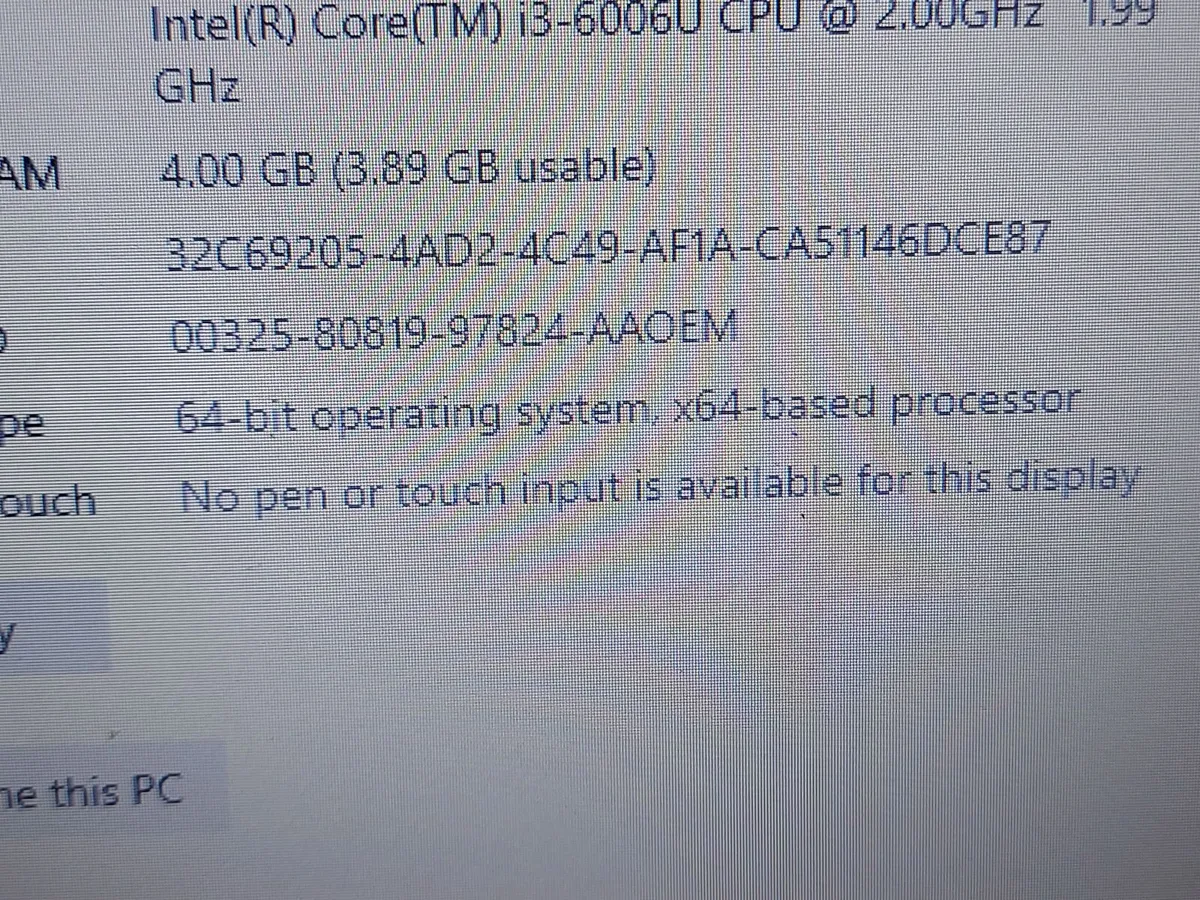 HP Laptop Model 14-dp061sa, 4GB Ram, 500GB HDD - Image 2