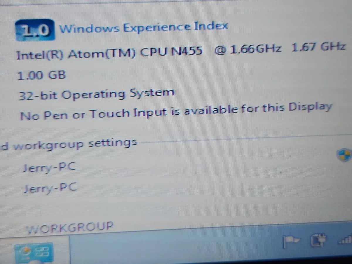 ACER Aspire One, Model D257, 1 GB, 250GB HDD, Win7 - Image 2