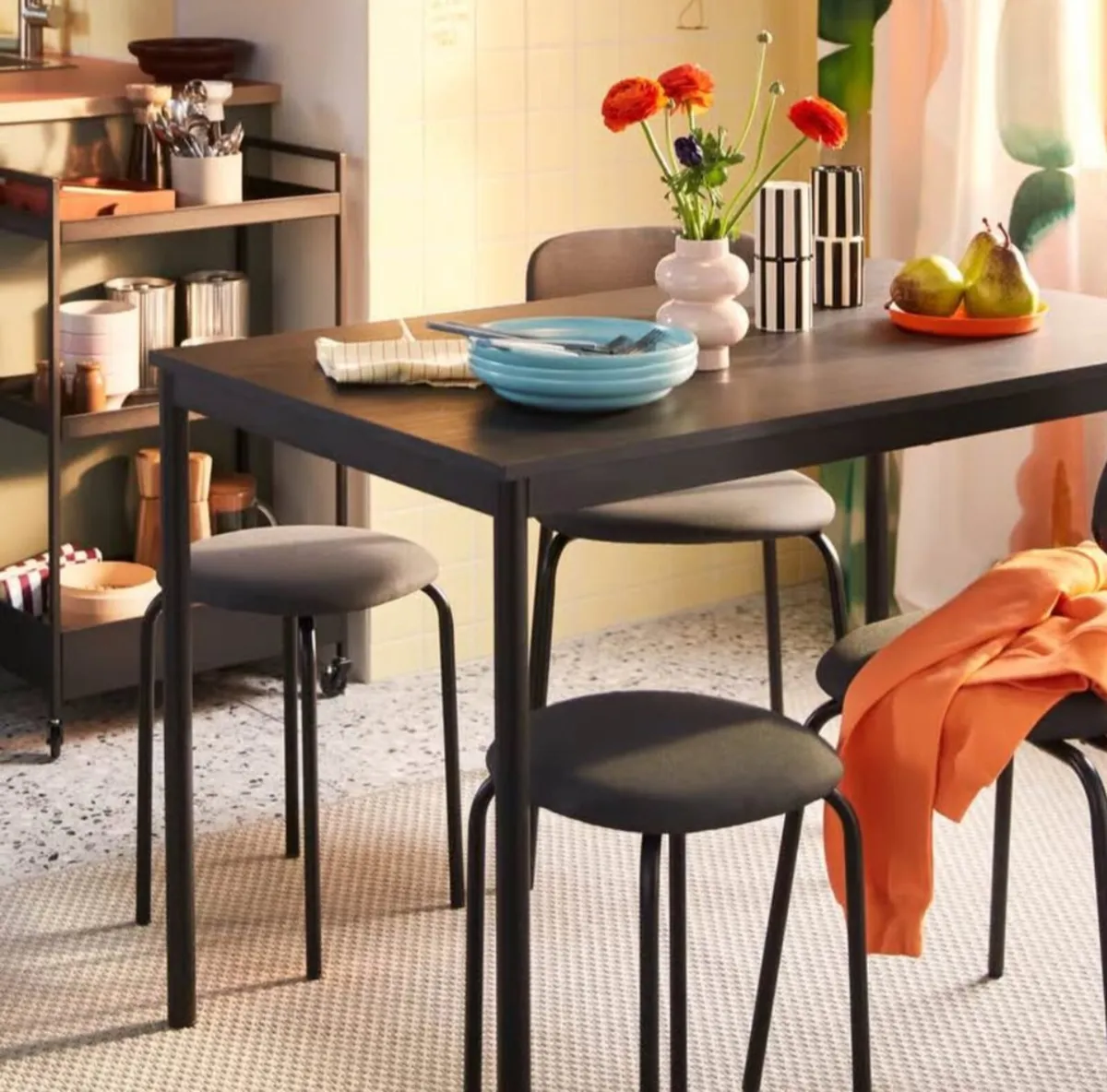 IKEA Table – Black - Image 1