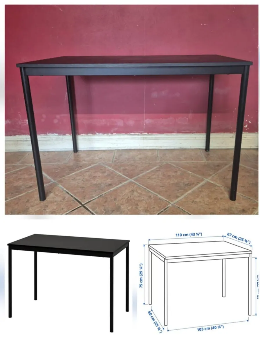 IKEA Table – Black - Image 3