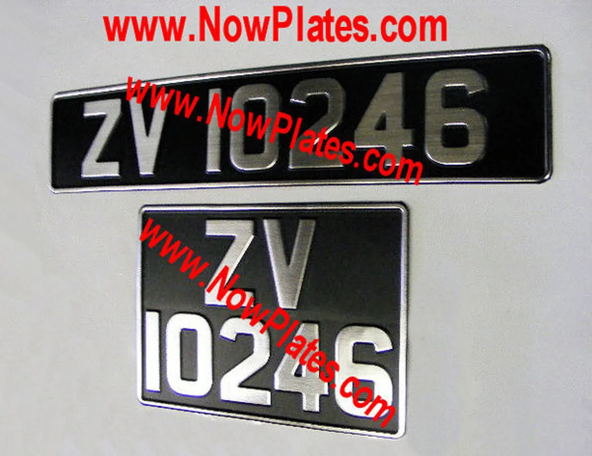 Vintage / Classic Number Plates for all types. - Image 2