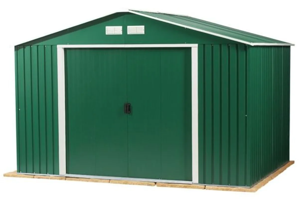 10FT X 12FT Metal Garden Shed - Image 2