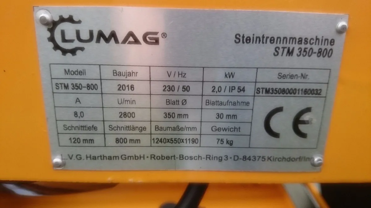 Stone/tiles cutting machines  STM350/800 - 450/700 - Image 4