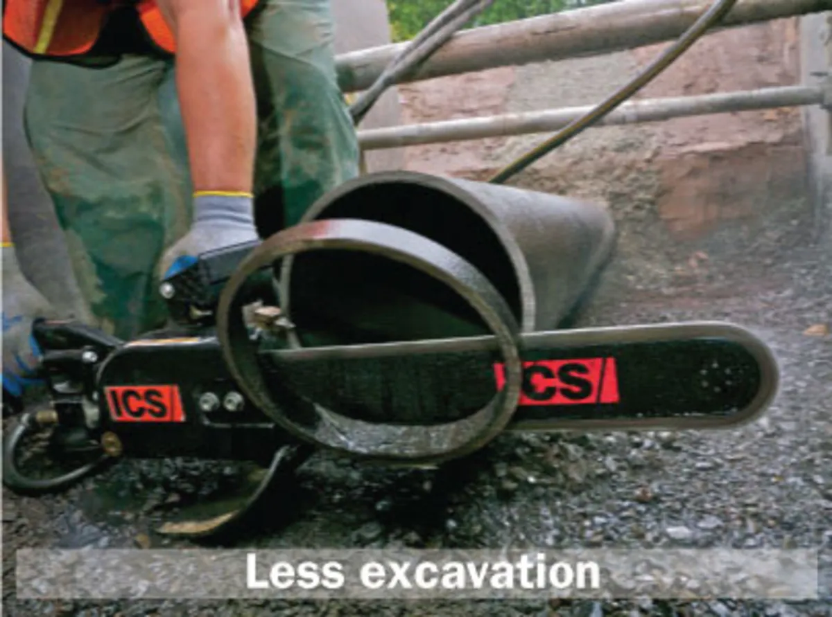 PowerGrit ICS Utility Saw (Cast-HDPE Pipe Saw) - Image 1