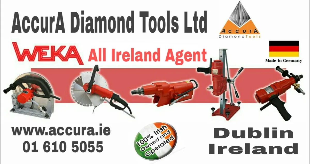 Weka Handheld/Rig Mounted Wet & Dry Core Drills - Image 1