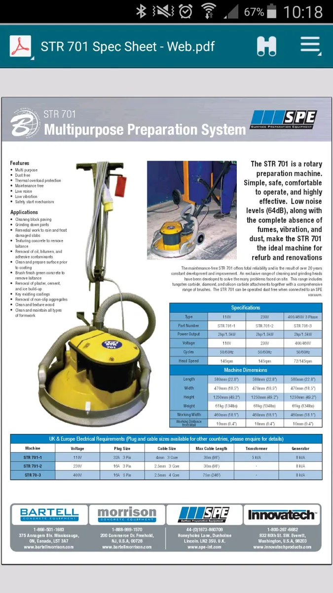 SPE Surface Prep Machinery  & Tools - Image 3