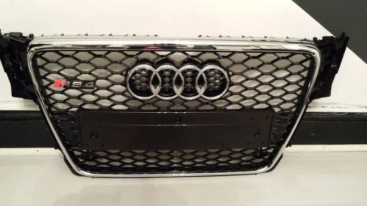Audi A4 B8 08-12 RS4 Honeycomb Grills - Image 4