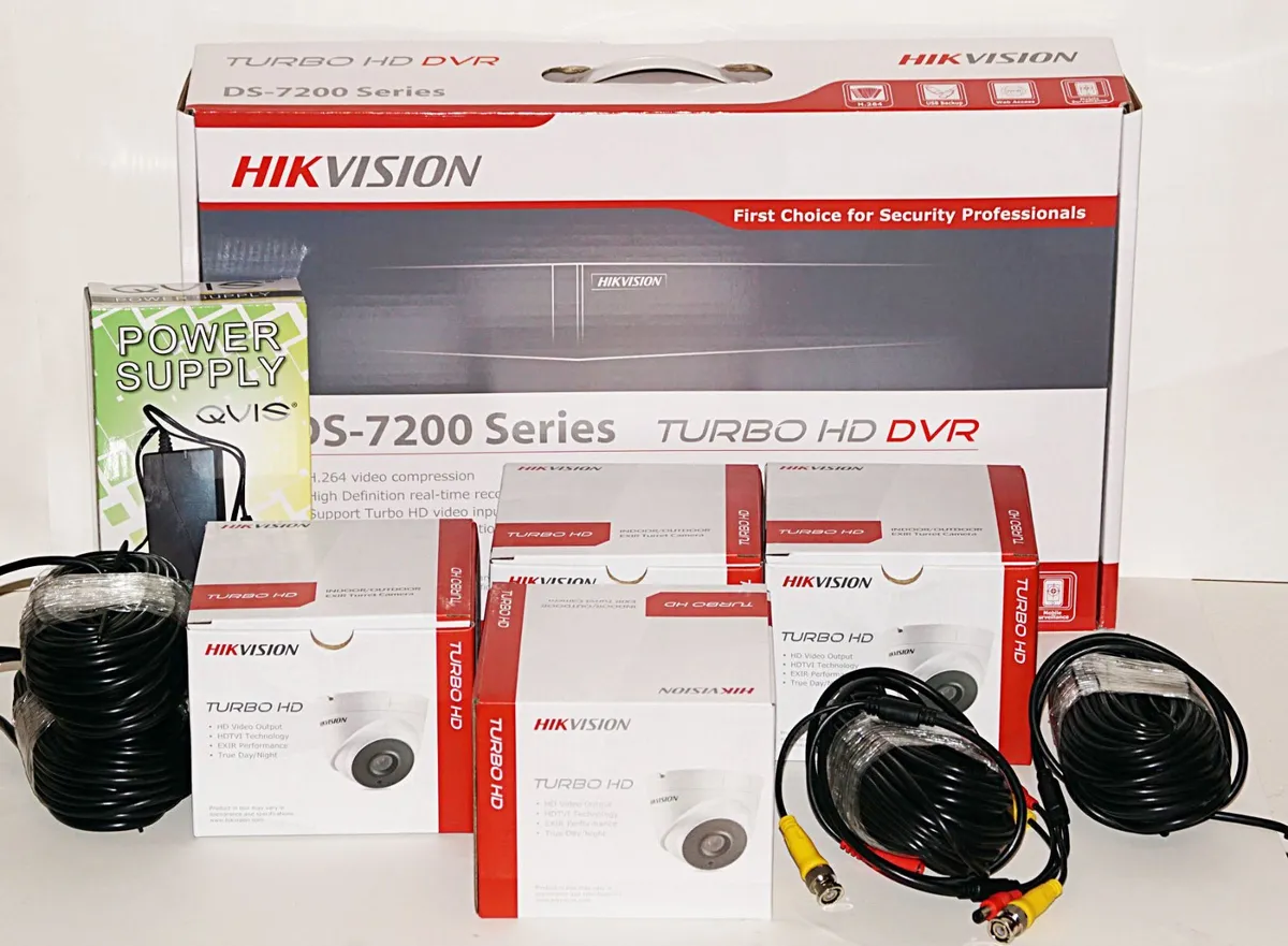 4 Camera HD CCTV Kit from HIKVision - Image 1