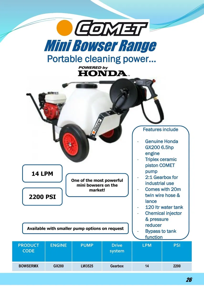 Bowser washer + Mini bowser+ Soft Wash Bowser from - Image 3