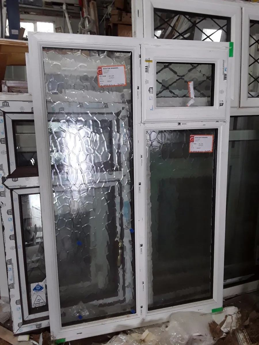 White and Black  Pvc Windows - Image 1