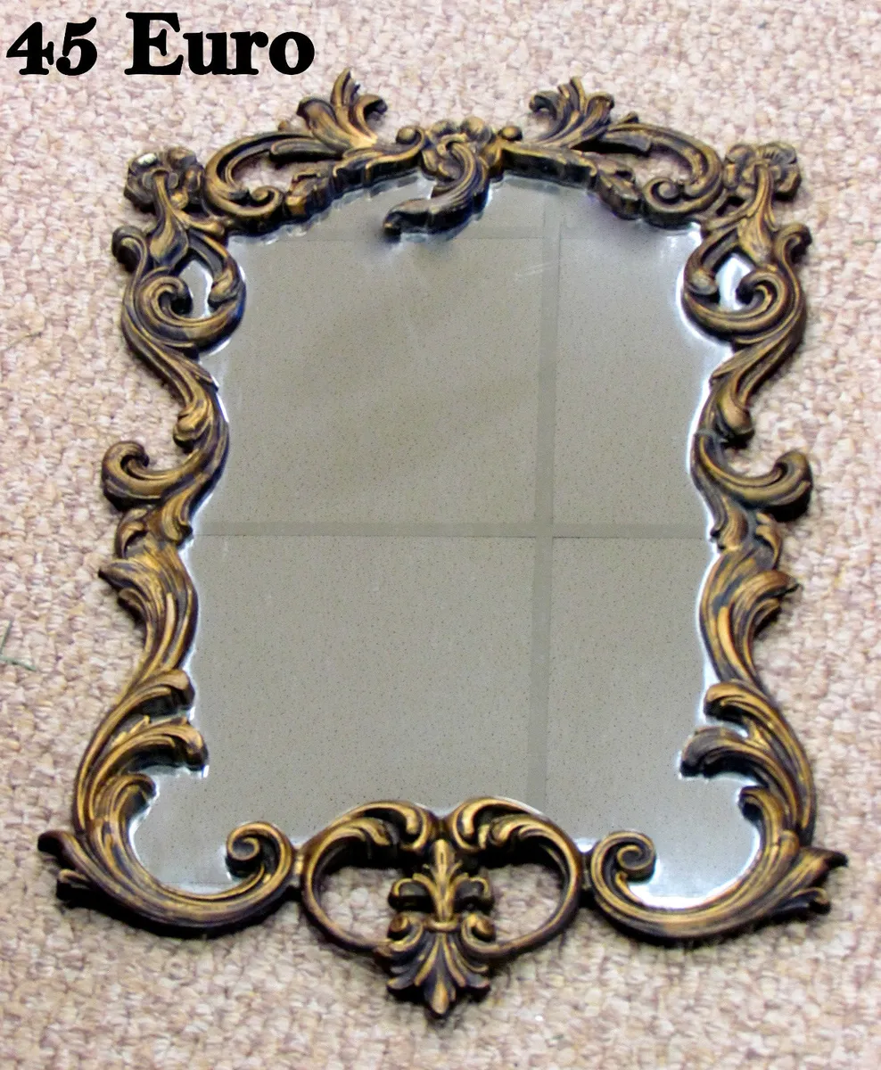 Metal wall art, decorative mirrors & frame - Image 4