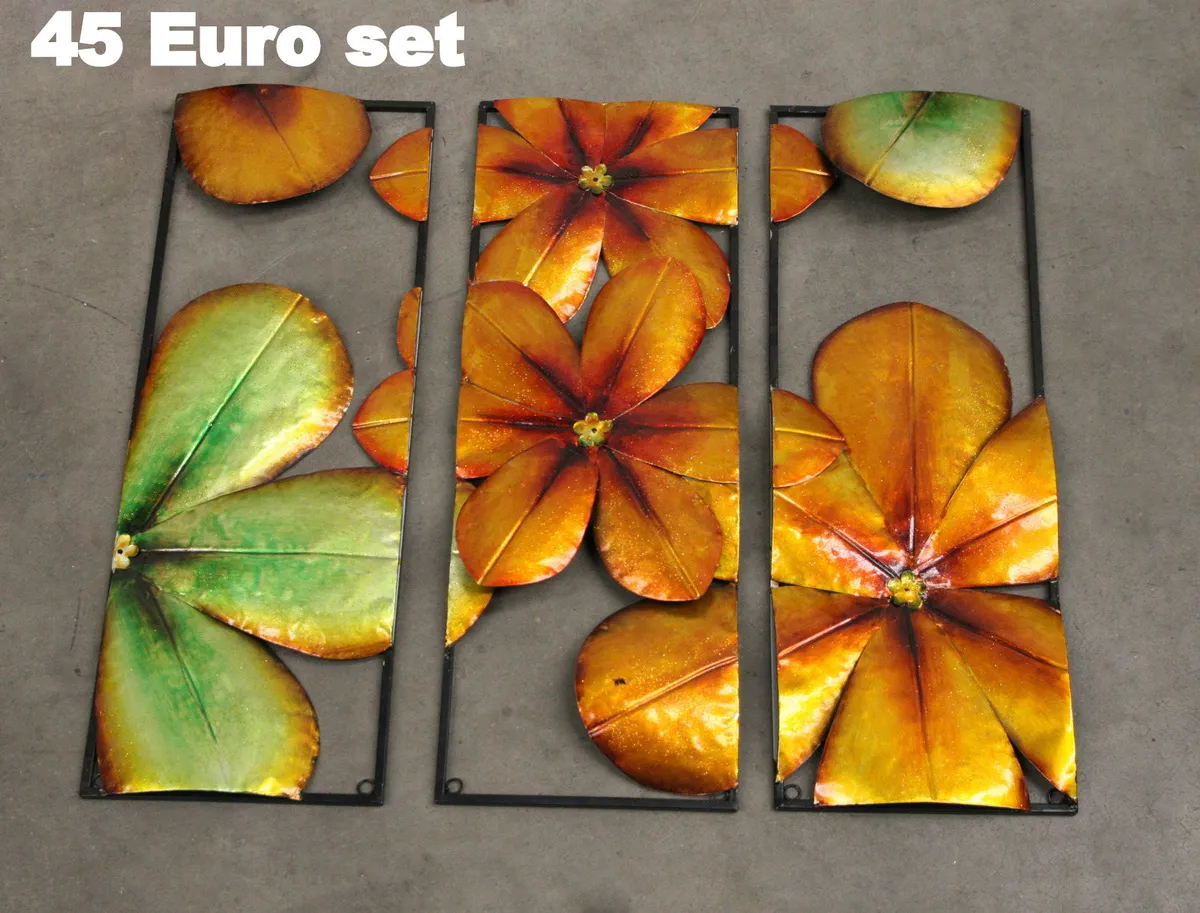 Metal wall art, decorative mirrors & frame - Image 3