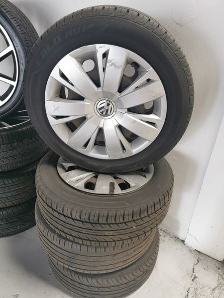 AUDI/SKODA /VW 4 TYRES  ALL MOST NEW 205/55R16 270962606