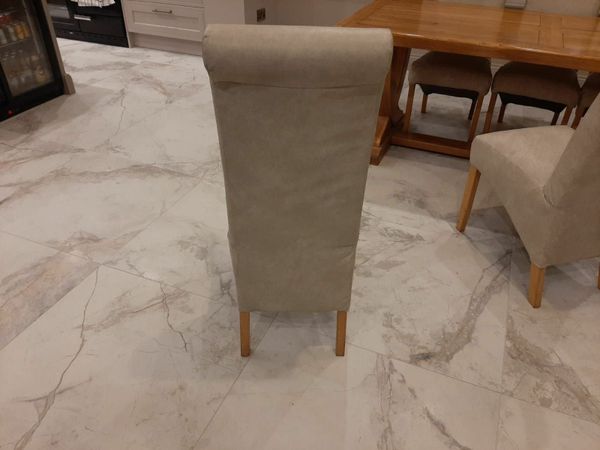 Solid Oak Table With 6 Chairs 280366513