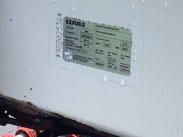 2012 Claas 2900 rake 284195735