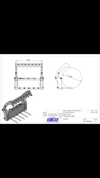 Bale slicer 226983596