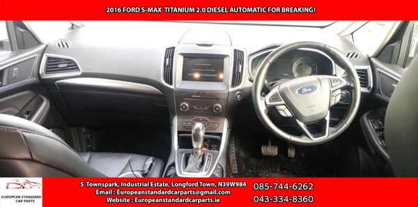 2016 FORD S-MAX 2.0 DIESEL AUTOMATIC FOR BREAKING! 369320037