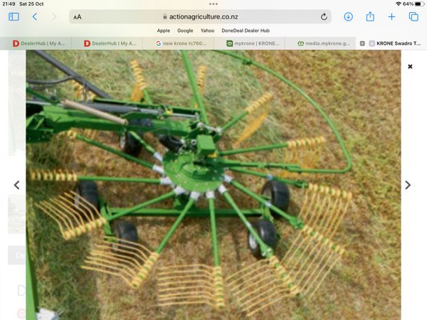 New Krone TC 760 Plus rake 370555265