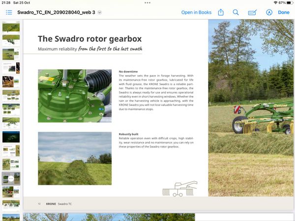 New Krone TC 760 Plus rake 370555271