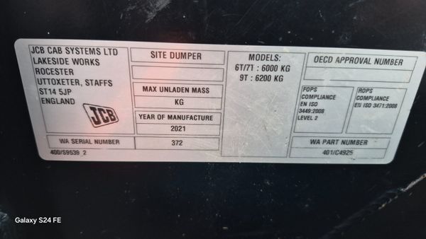 JCB 9t Dumper 374942218