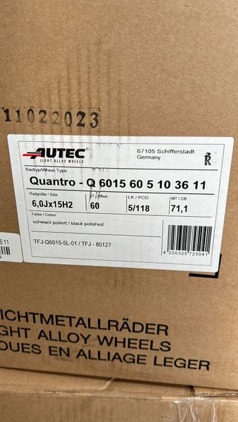 15" and 16" Autec - Fiat Ducato Campervan alloys 375551621