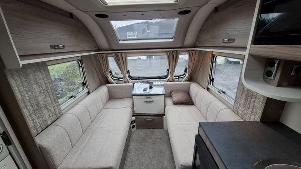 Swift Sunrise caravan island bed 376488961