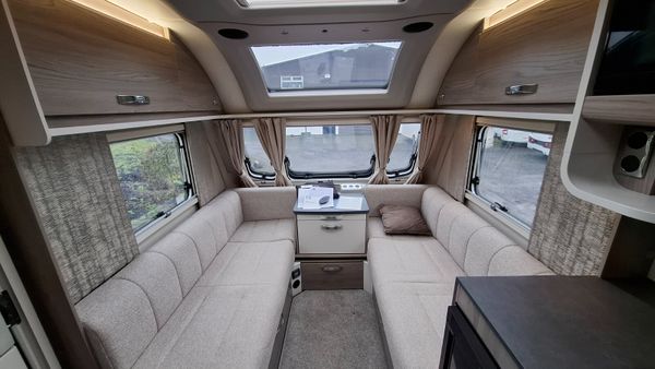 Swift Sunrise caravan island bed 376488978