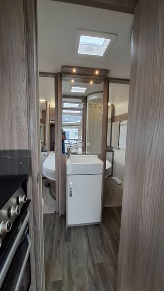 Swift Sunrise caravan island bed 376488999