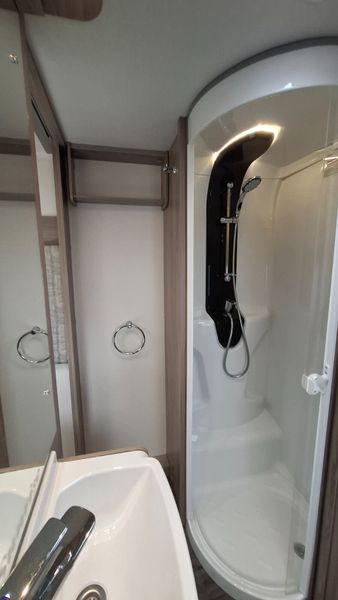 Swift Sunrise caravan island bed 376489003