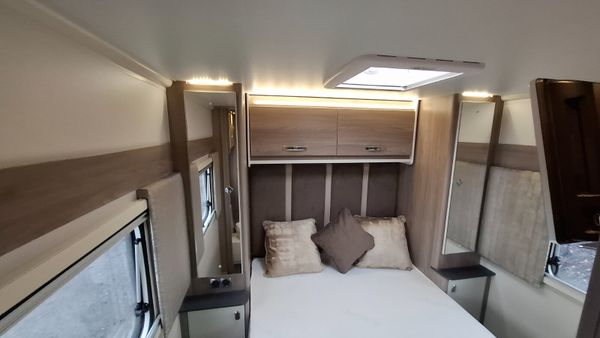 Swift Sunrise caravan island bed 376489004