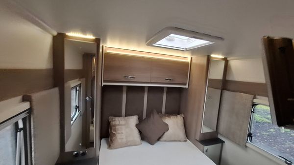 Swift Sunrise caravan island bed 376489005