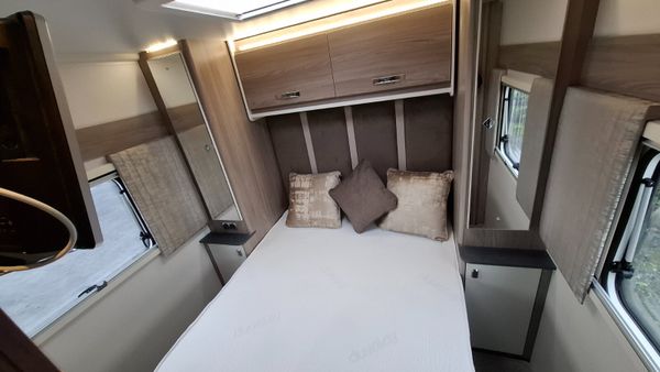 Swift Sunrise caravan island bed 376489006