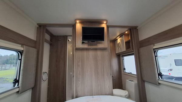 Swift Sunrise caravan island bed 376489021