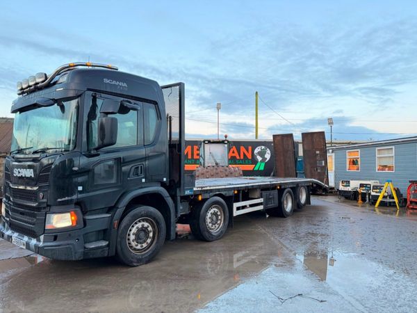 Scania 8 wheeler plant truck recovery beaver tail. 377245846