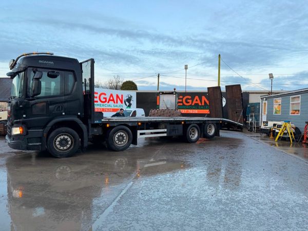 Scania 8 wheeler plant truck recovery beaver tail. 377245847