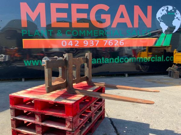 40mm... MINI DIGGER PALLET FORK ....616j. 377207608